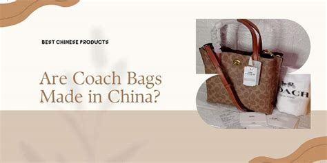 is coach made in china